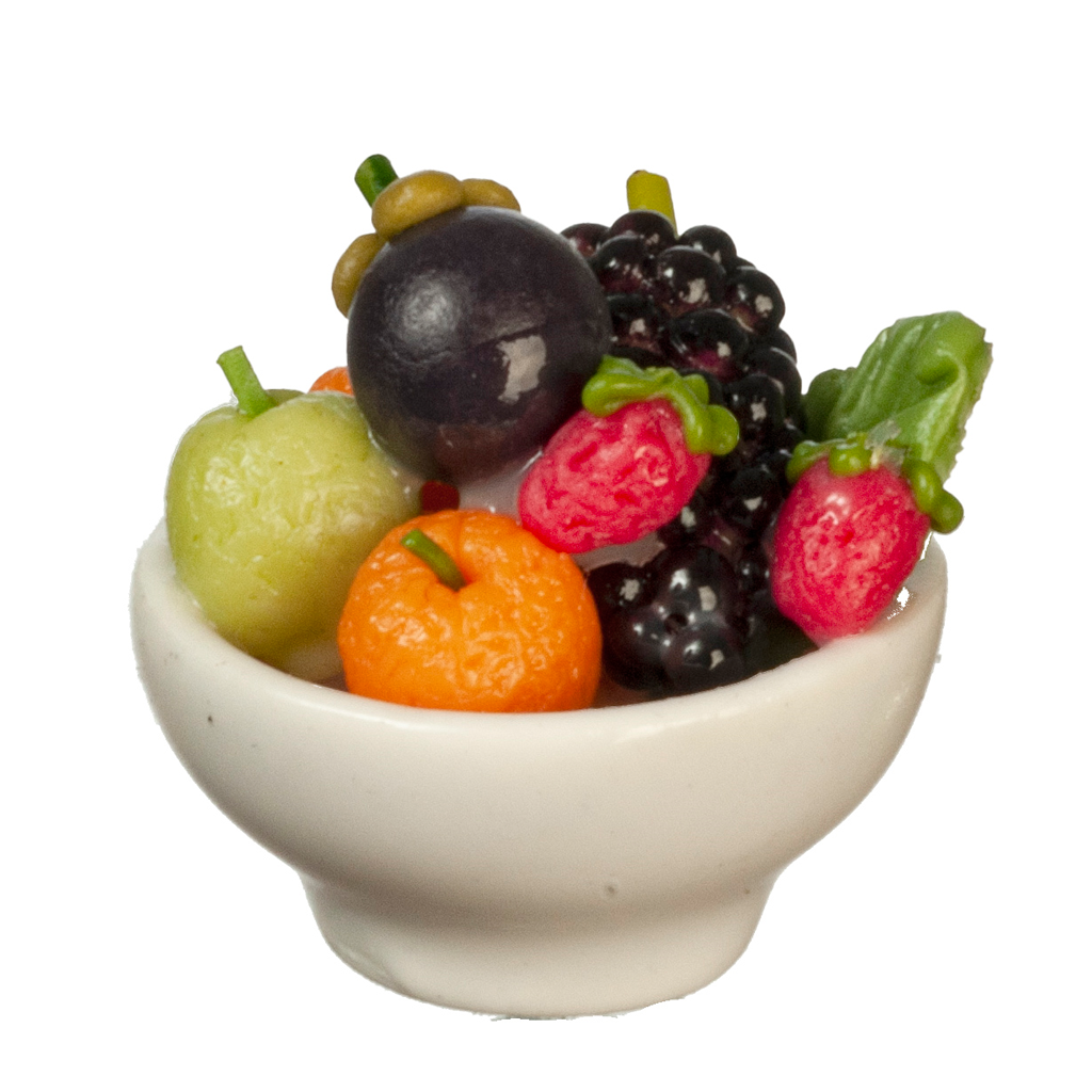 1 Inch Scale Fruit Bowl Dollhouse Miniature