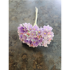 1 Inch Scale Dollhouse Miniature Light Baby Purple Flower Stems 8 Pieces