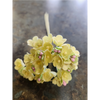 1 Inch Scale Dollhouse Miniature Light Yellow Flower Stems 8 Pieces