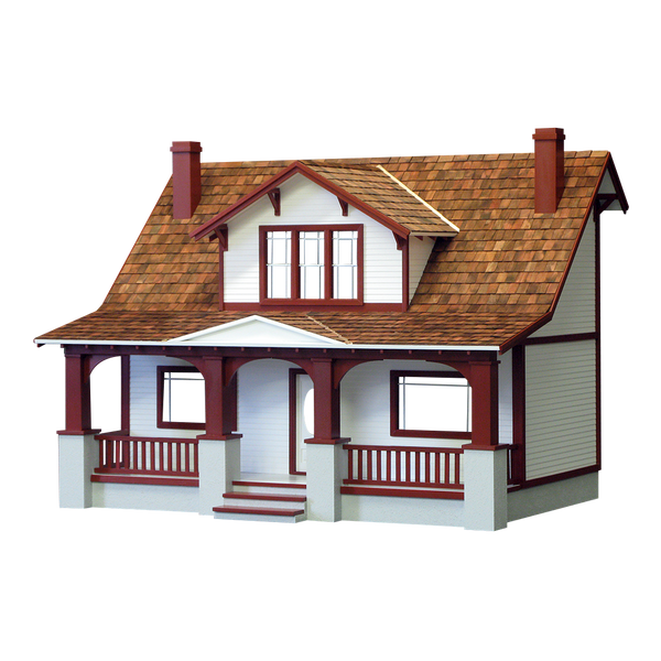 Classic Bungalow Dollhouse Kit Real Good Toys