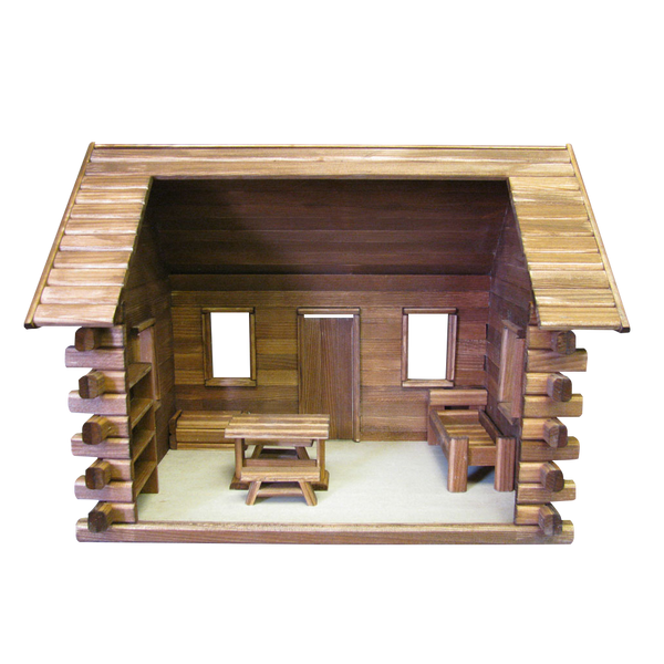 Toy log cabins sales
