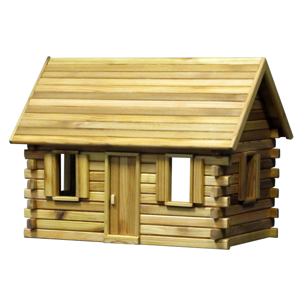 Lakeside Retreat Log Cabin Dollhouse Kit