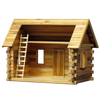 Lakeside Retreat Log Cabin Dollhouse Kit