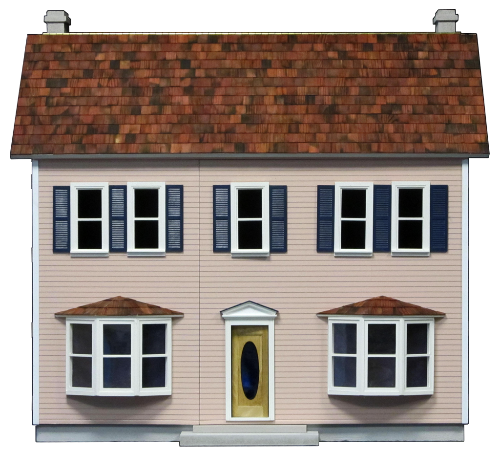 Bay Harbor Front-Opening Dollhouse Kit