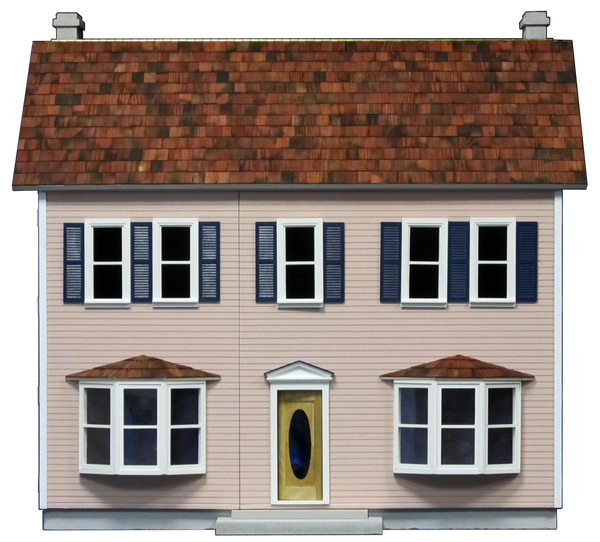 Bay Harbor Front-Opening Dollhouse Kit