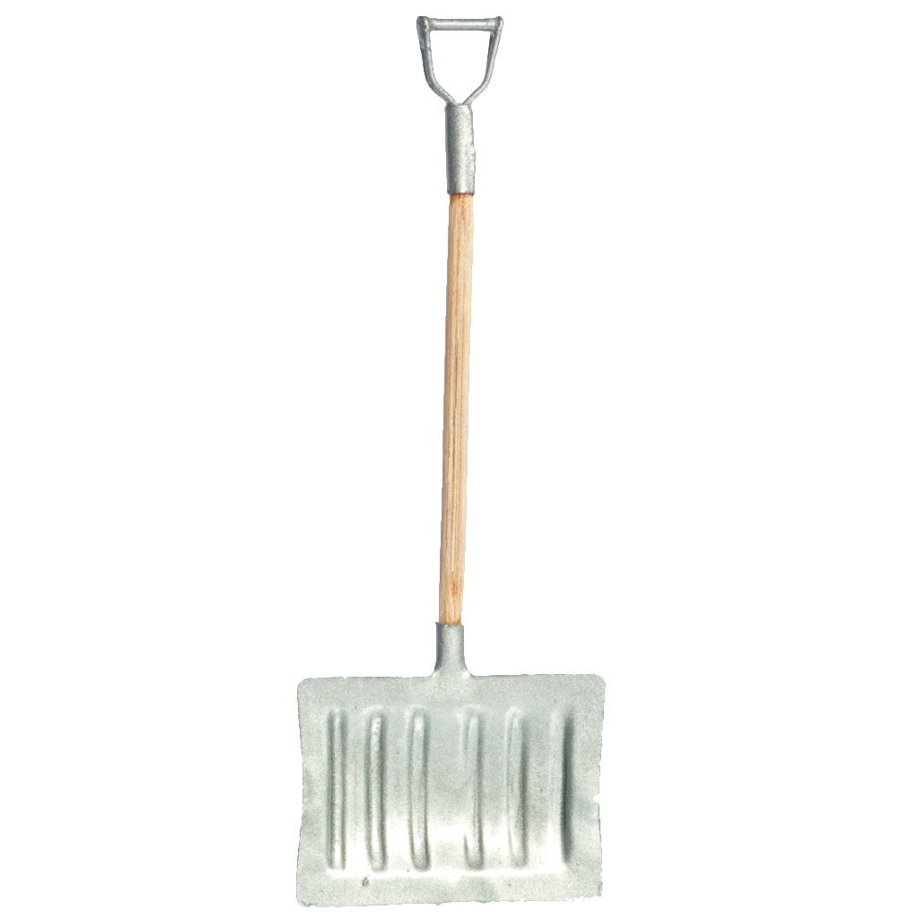 1 Inch Scale Dollhouse Miniature Snow Shovel