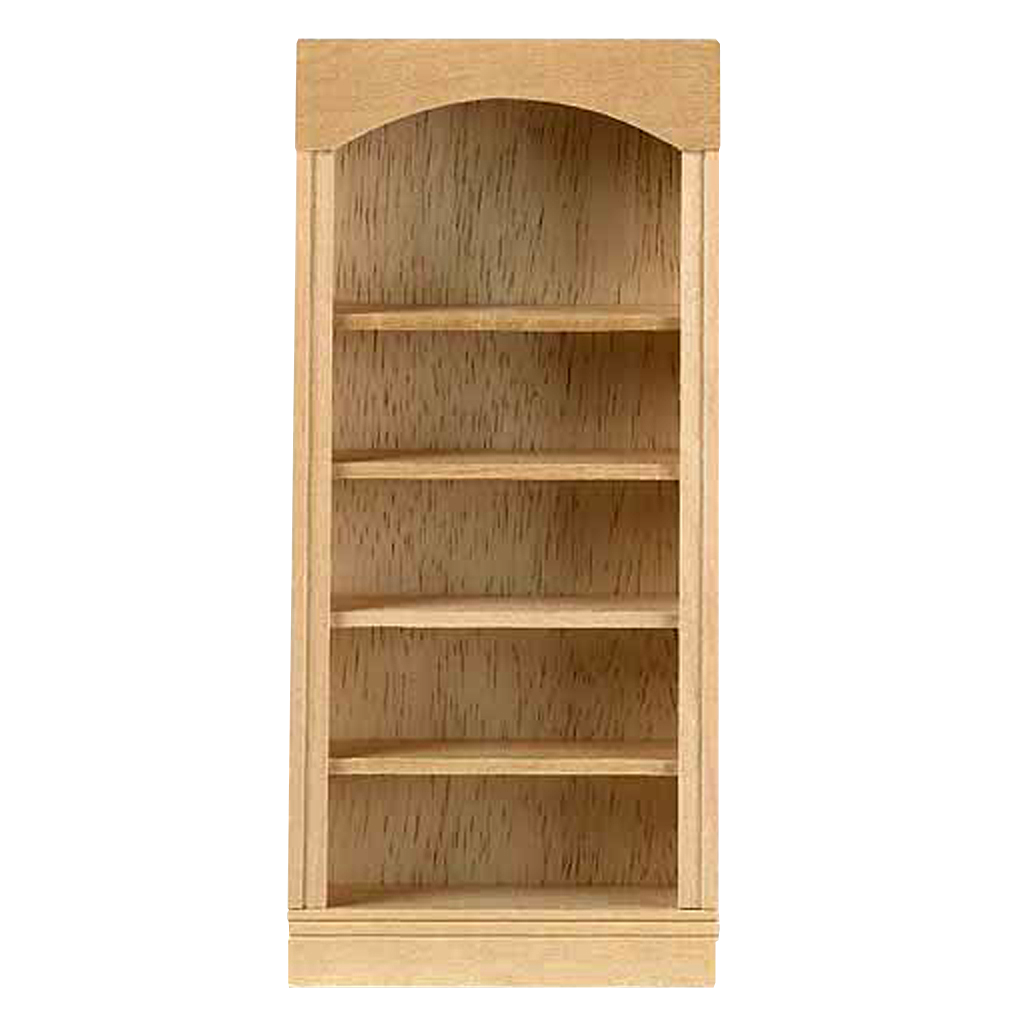1 Inch Scale Houseworks 5-Shelf Bookcase Dollhouse Miniature