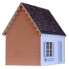 1 inch Scale Keeper's House Dollhouse Kit