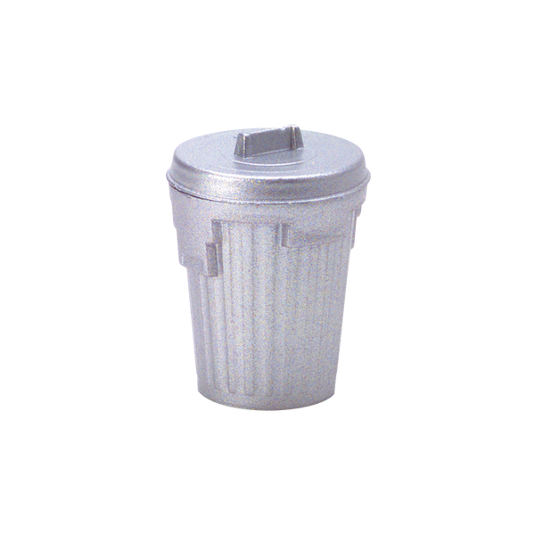 1 Inch Scale Dollhouse Miniature Garbage Can