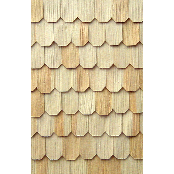 Hand Split Wooden Octagonal Shingles (500)