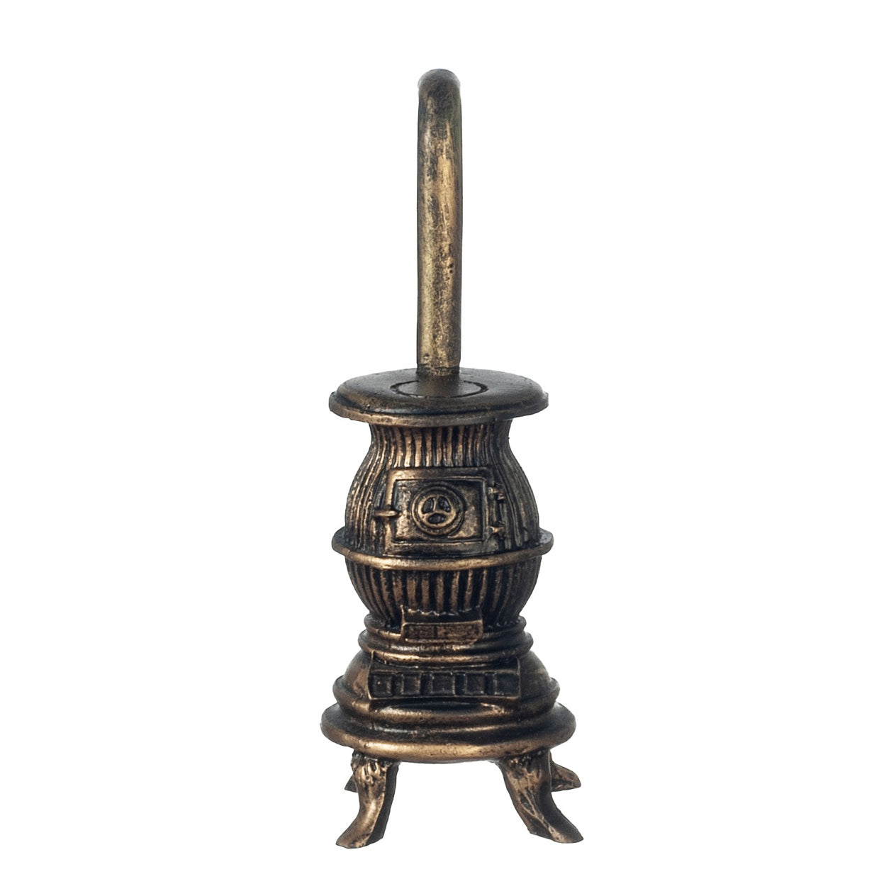 1 Inch Scale Dollhouse Miniature Antique Pot Belly Stove