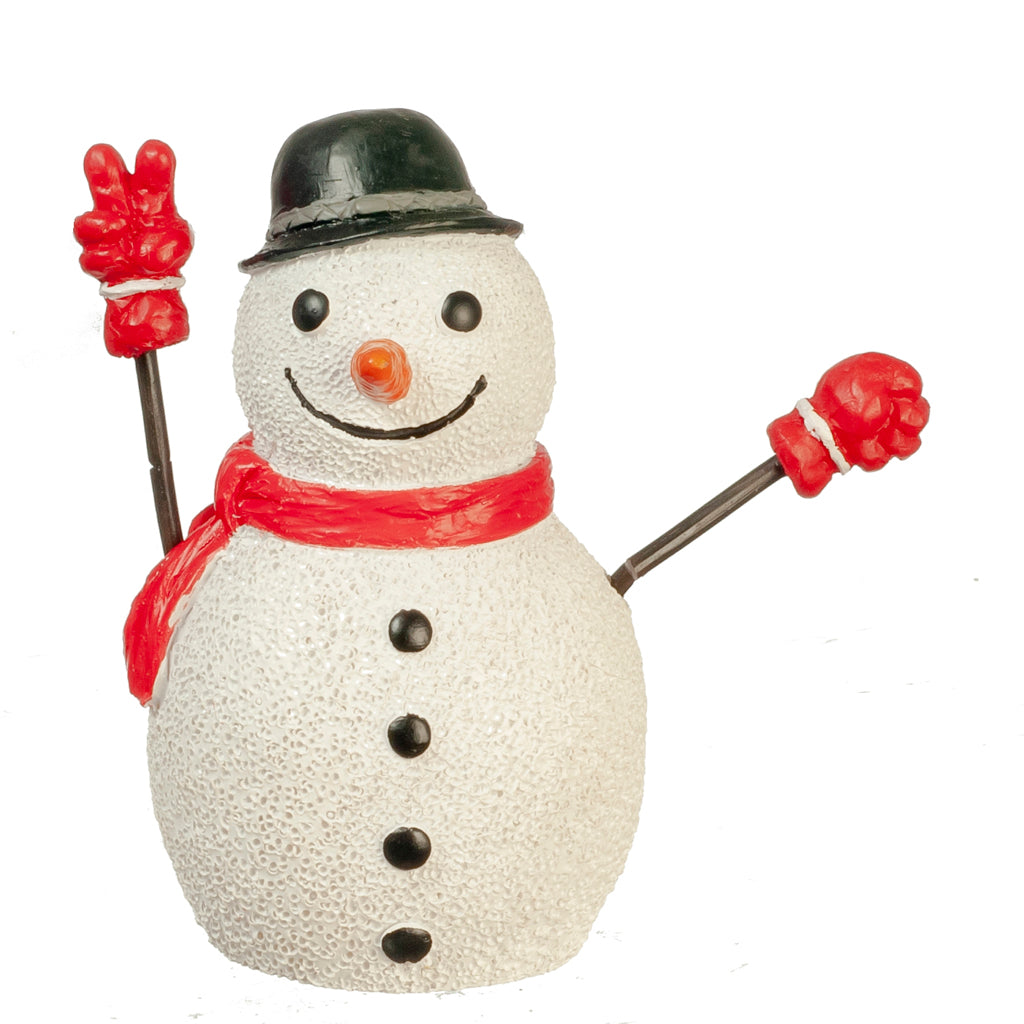 1 Inch Scale Snowman Dollhouse Miniature