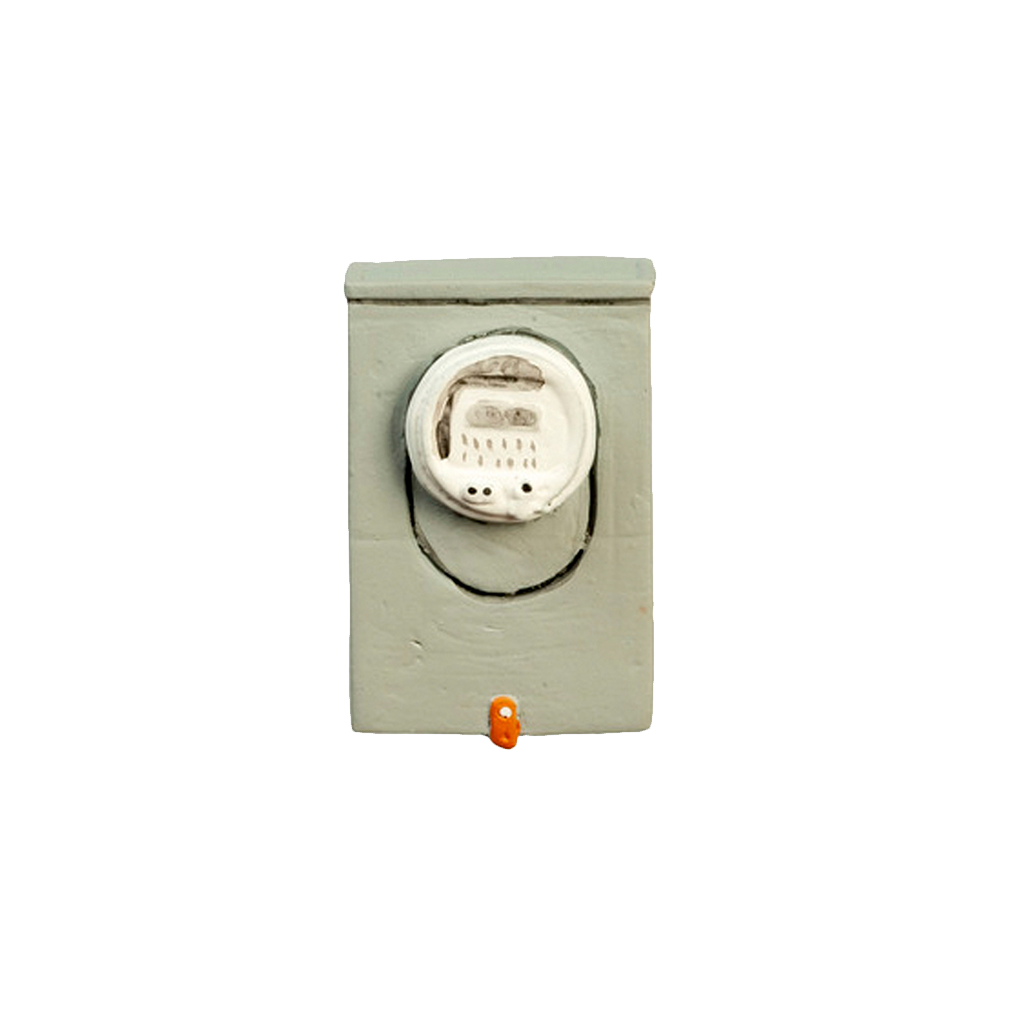 1 Inch Scale Dollhouse Miniature Electric Meter