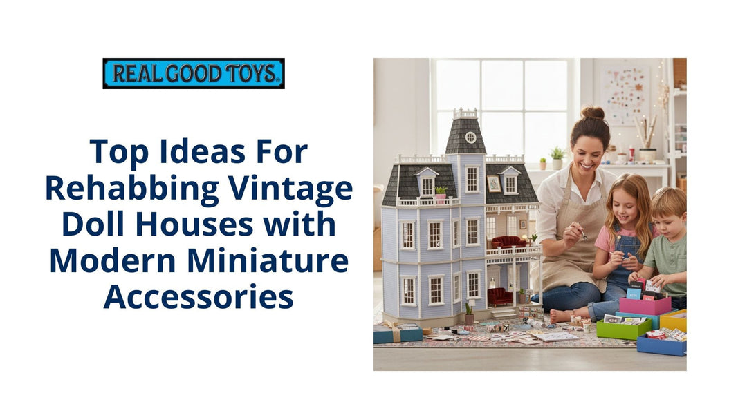 Top Ideas For Rehabbing Vintage Doll Houses with Modern Miniature Accessories