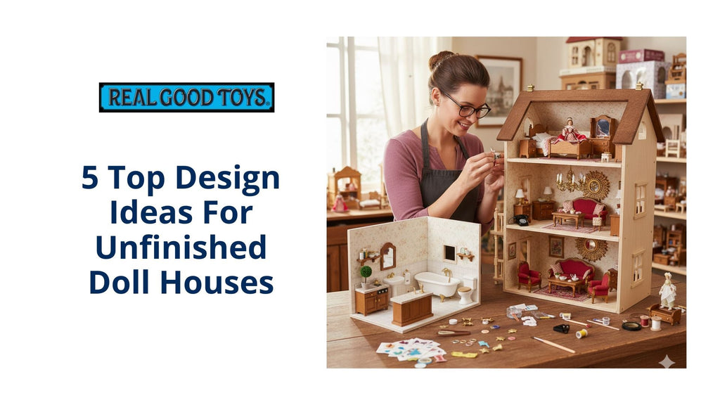 5 Top Design Ideas For Unfinished Doll Houses