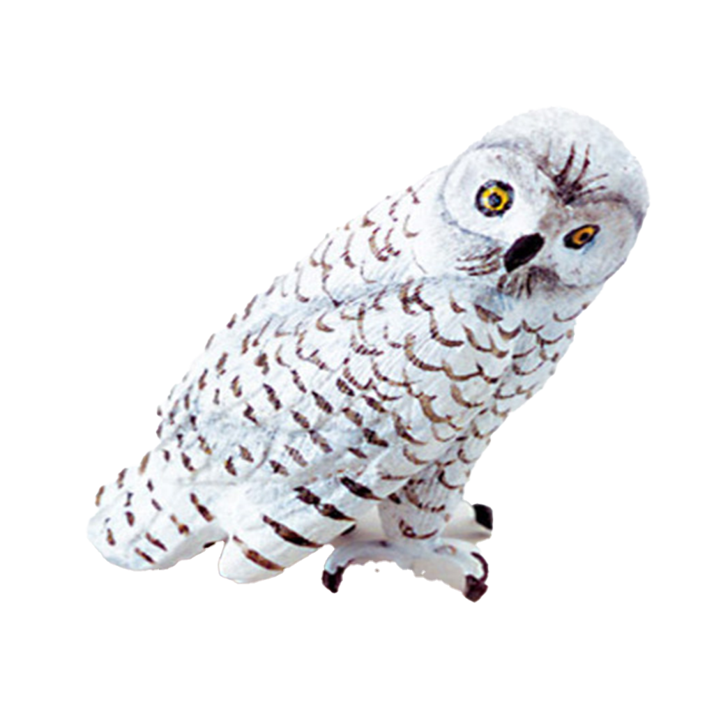 1 Inch Scale Snowy Owl Dollhouse Miniature– Real Good Toys