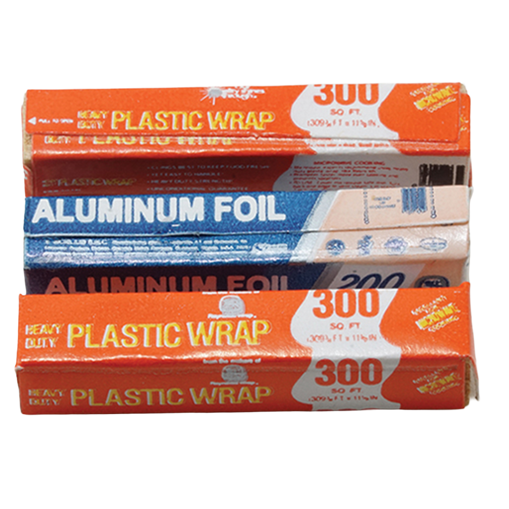1 Inch Scale Kitchen Wrap and Foil Set Dollhouse Miniature