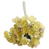 Dollhouse Miniature Light Yellow Flower Stems 8 Pieces
