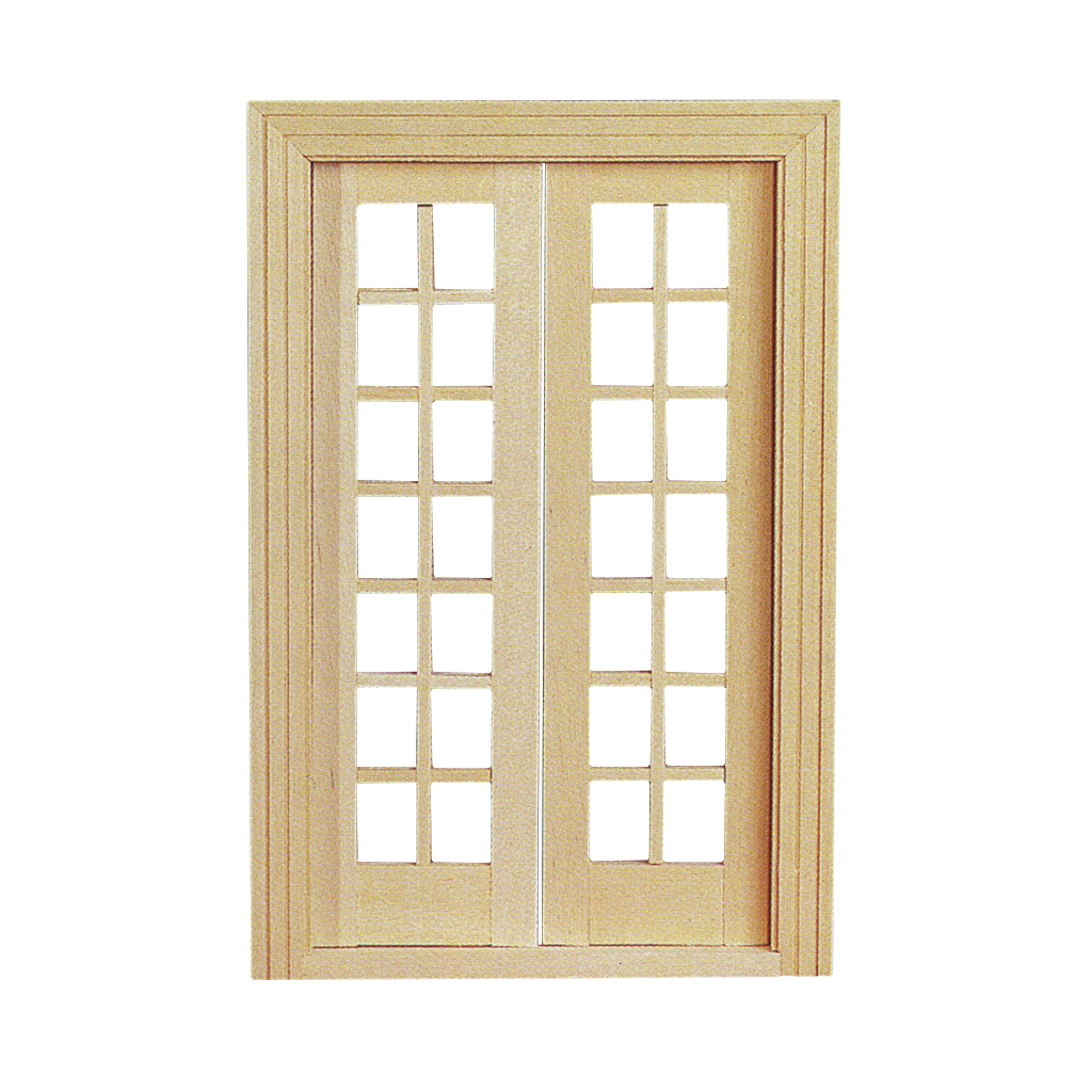 Double French Door with Mullions