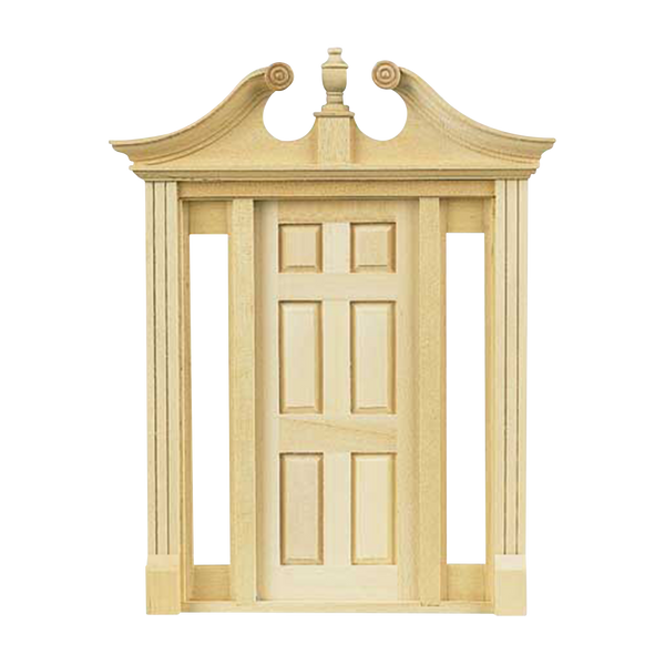 Deerfield Dollhouse Exterior Door with Sidelights