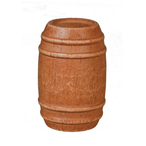 Small Wooden Barrel Dollhouse Miniature