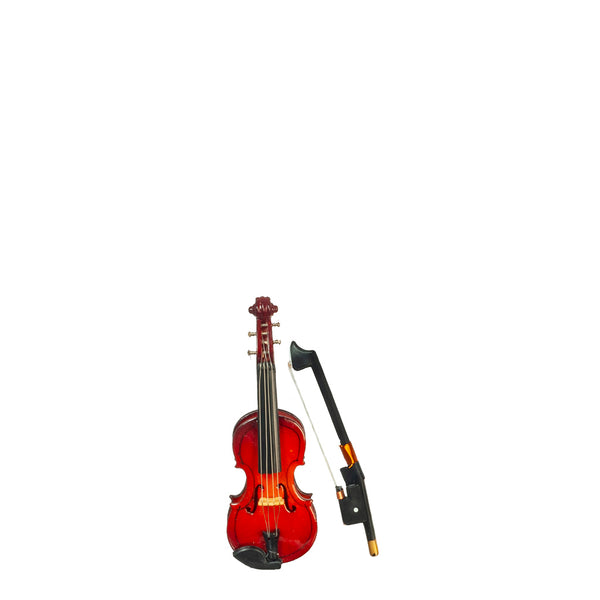 1 Inch Scale Dollhouse Miniature Violin Musical Instrument with Case