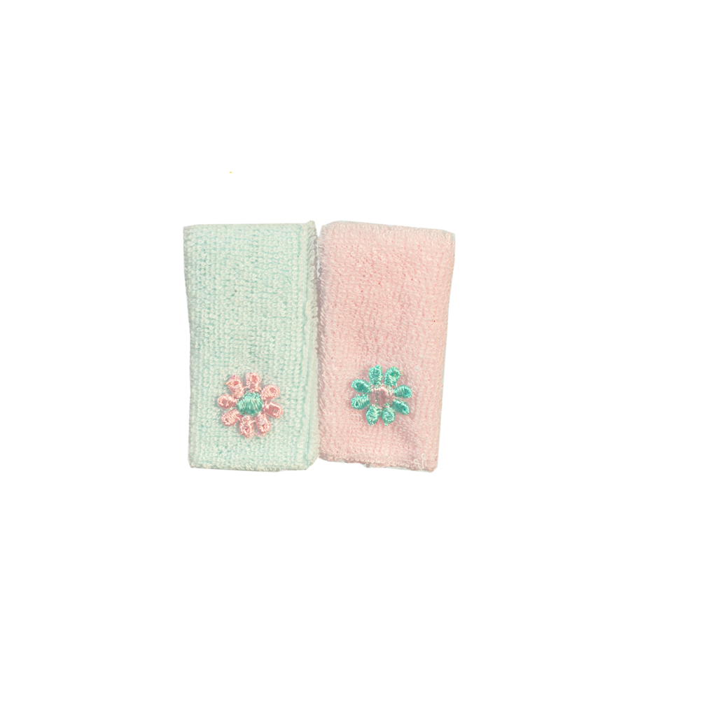 1 Inch Scale Dollhouse Miniature Embroidered Towels Set of 2