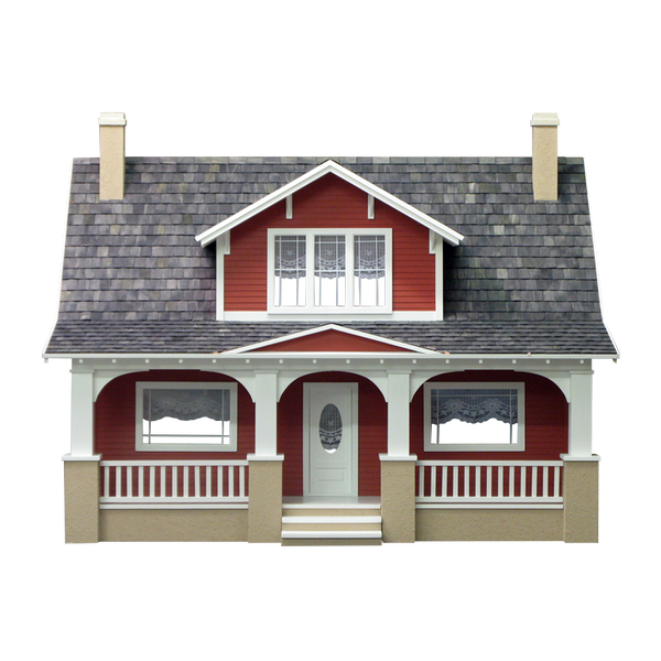 Classic Bungalow wooden Dollhouse Kit
