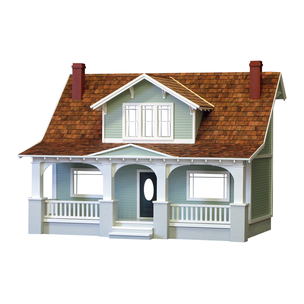 Classic Bungalow Dollhouse Kit– Real Good Toys