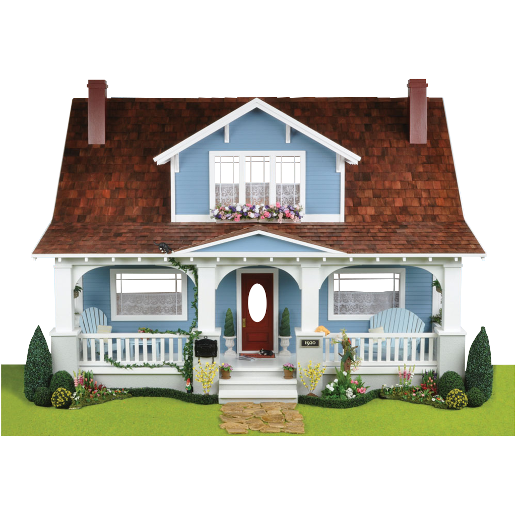 Beachside bungalow dollhouse kit on sale