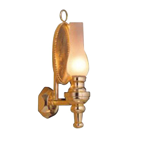Oil Lamp Wall Sconce Dollhouse Miniature Electrical Light