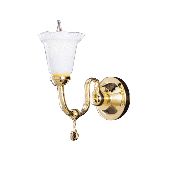 Tulip Shade Wall Sconce Dollhouse Miniature Electrical Light