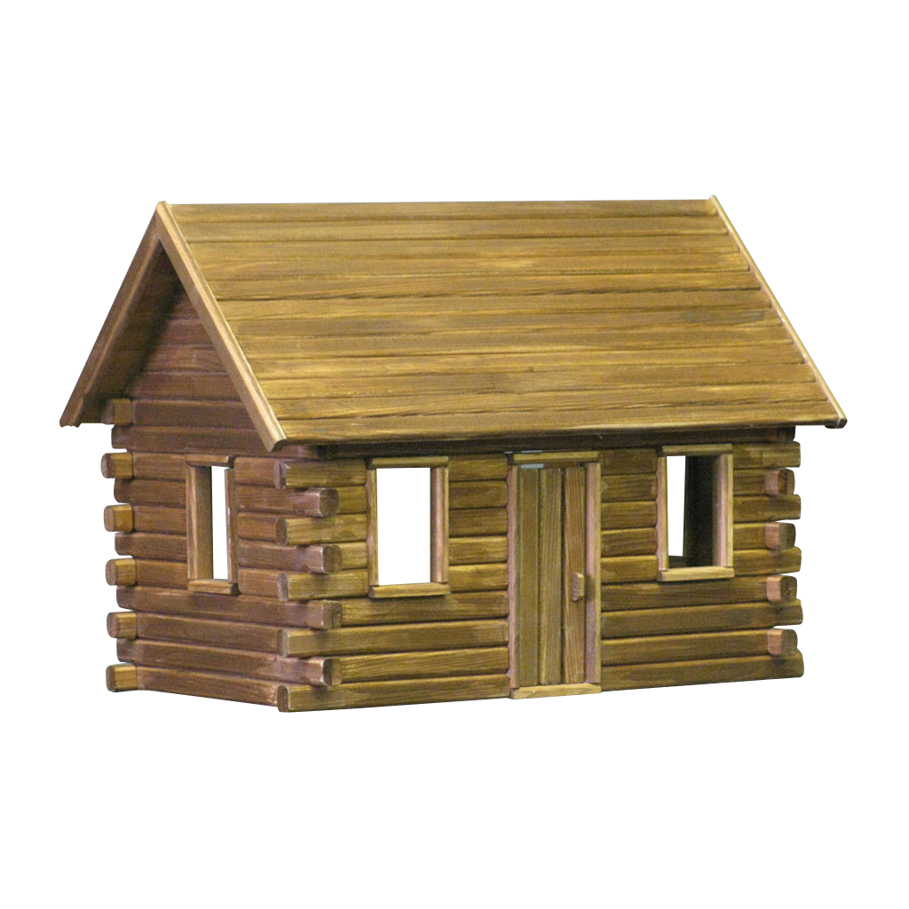 Crockett's Log Cabin Dollhouse Kit