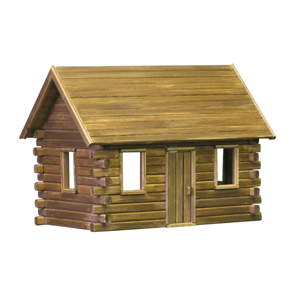 Crockett s Log Cabin Dollhouse Kit Real Good Toys