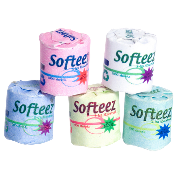 1 Inch Scale Dollhouse Miniature Toilet Paper Set of 5