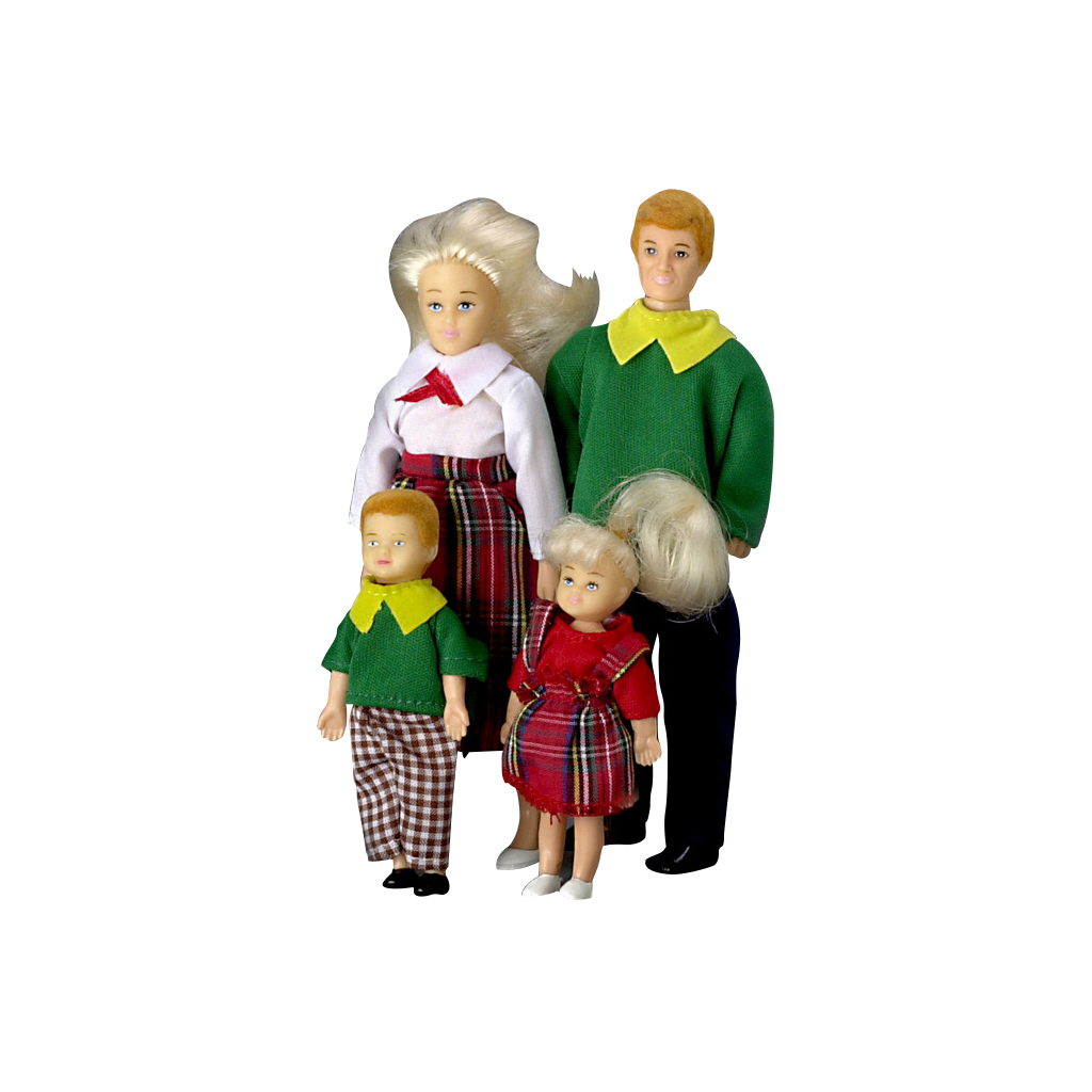 1 Inch Scale NEW Modern Dollhouse Family Blonde Real Good Toys