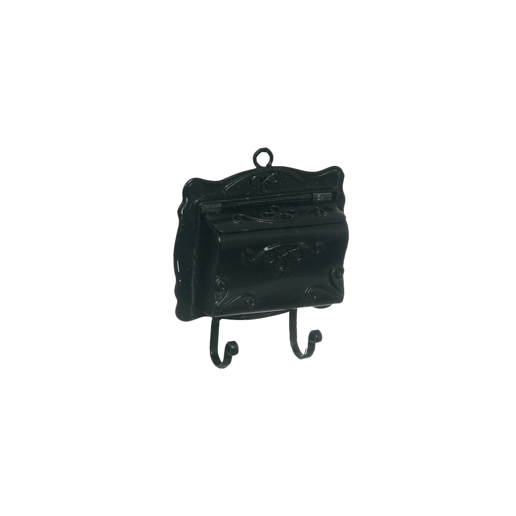 Dollhouse Mailbox in Black