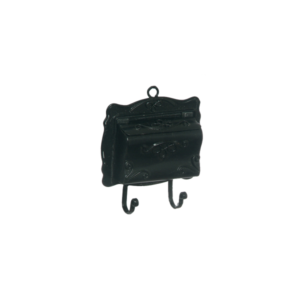 Dollhouse Mailbox in Black
