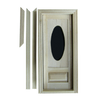 Half Scale Oval Light Dollhouse Door
