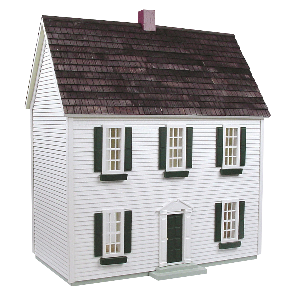 1 2 Inch Scale Colonial Dollhouse Kit Real Good Toys
