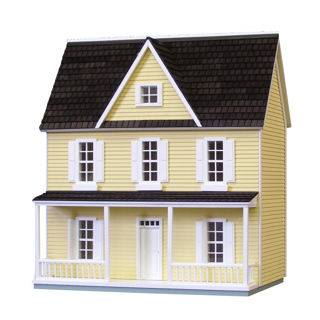 1/2 Inch Scale Farmhouse Dollhouse Kit