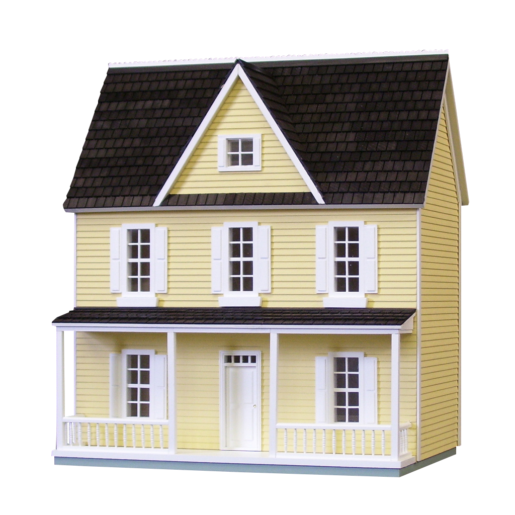 1 2 Inch Scale Farmhouse Dollhouse Kit Real Good Toys
