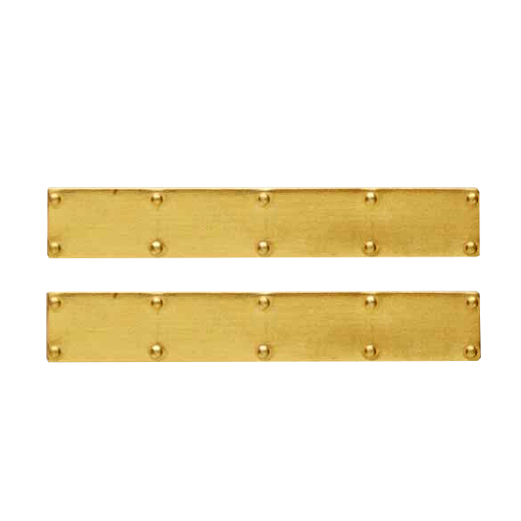 Polished brass discount door kick plates