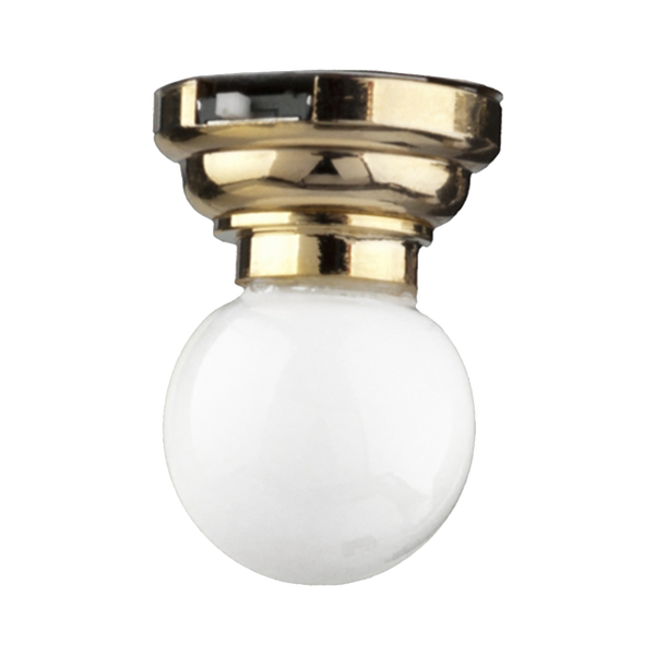 Houseworks LED Miniature Globe Ceiling Lamp Battery Operated