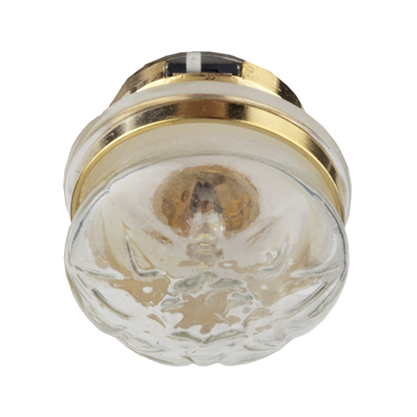Houseworks LED Miniature Clear Etched Ceiling Lamp Battery Operated