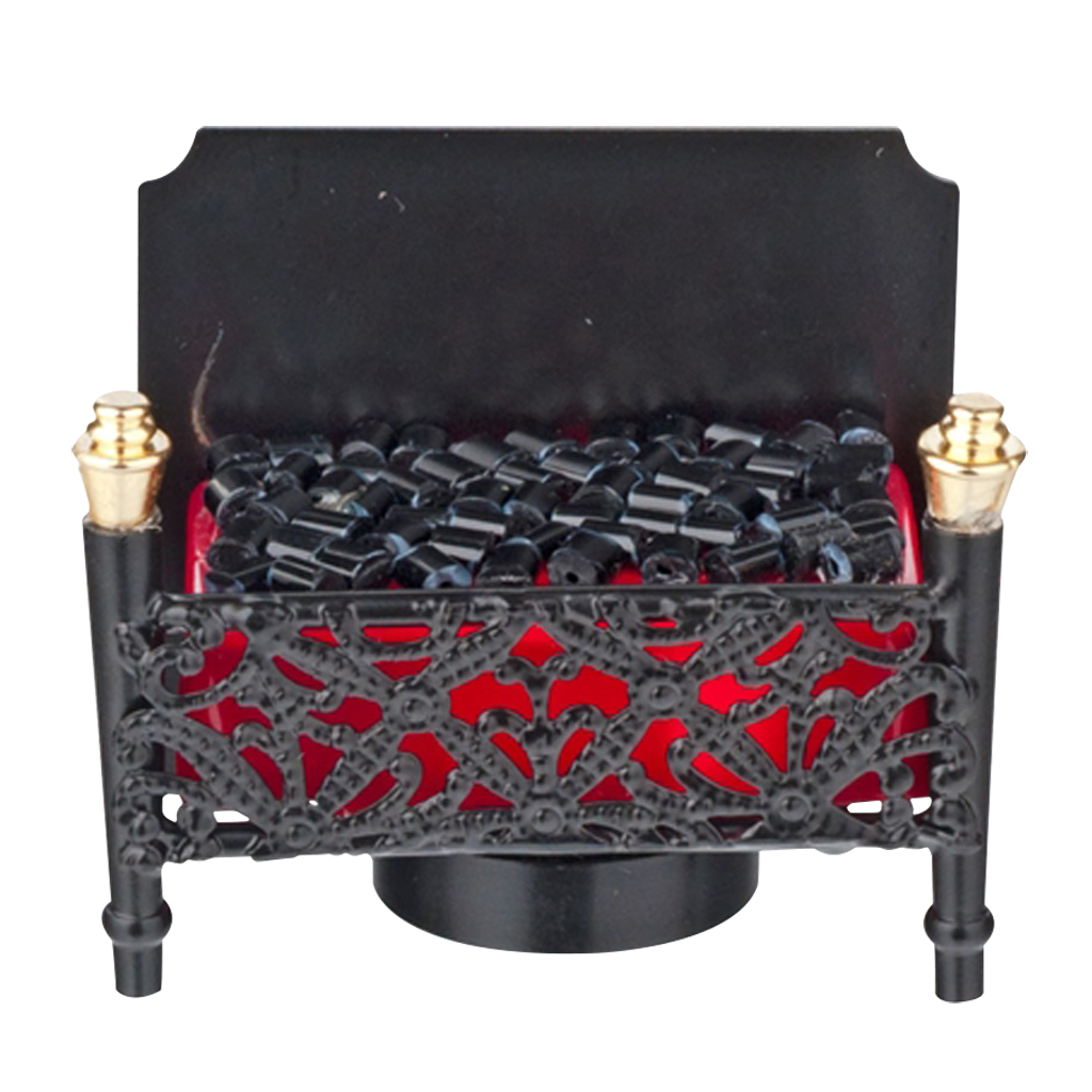 Houseworks LED Miniature Fireplace Firebox Battery Operated
