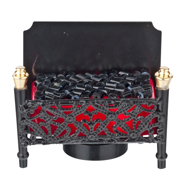 Houseworks LED Miniature Fireplace Firebox Battery Operated