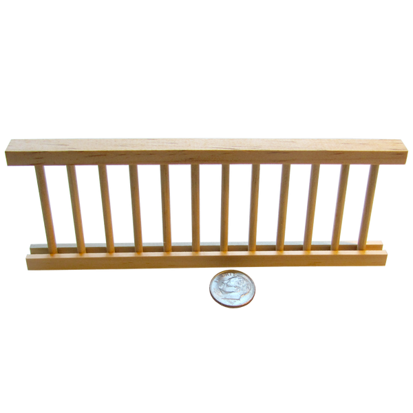 Assembled Dollhouse Rail 5 3/4 Inch