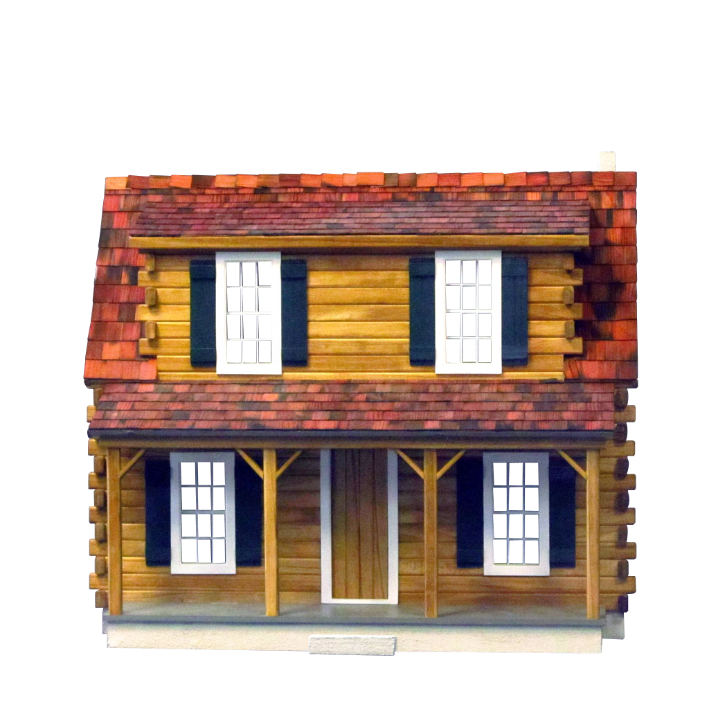 Adirondack Log Cabin Dollhouse Kit