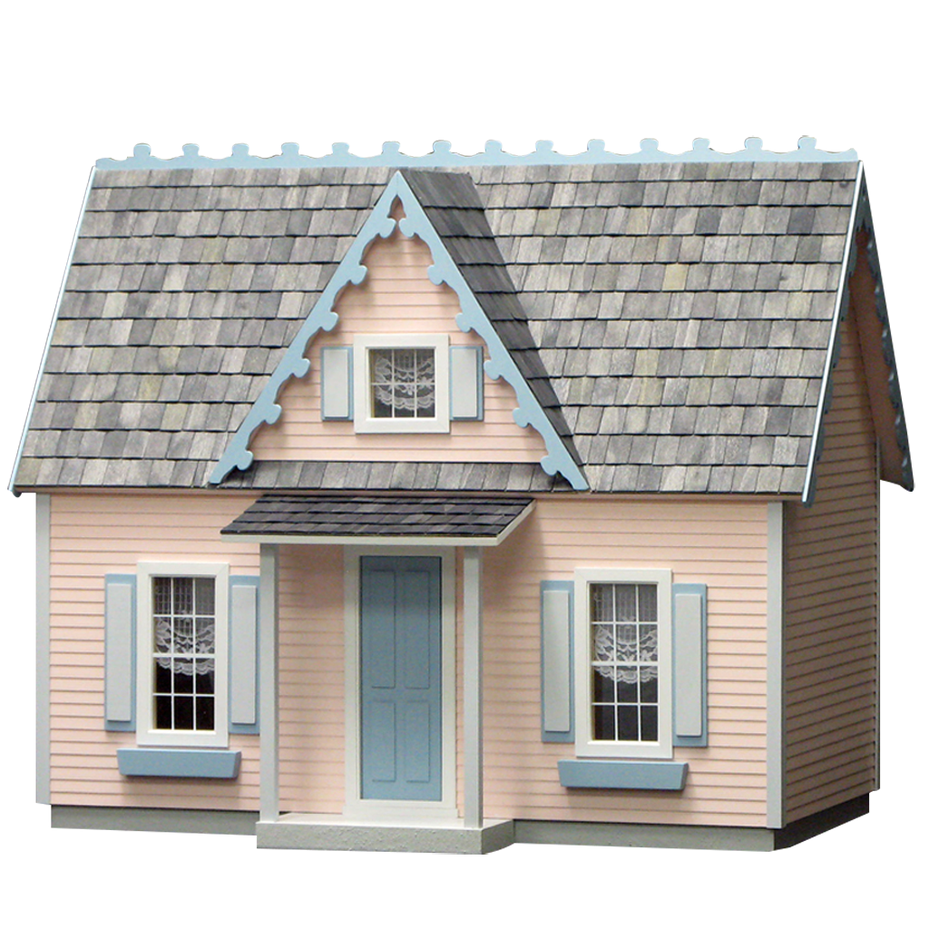 Victorian Cottage Jr. Dollhouse Kit Milled MDF Real Good Toys